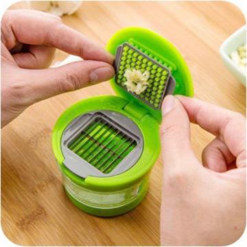 New Home Garlic Press Chopper Slicer Hand Presser Grinder Crusher Kitchen 1 Set