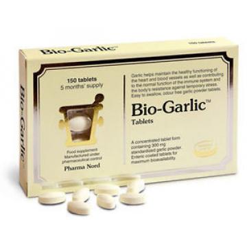 Pharma Nord Bio-Garlic 150 Tablet Allicin Odourless Healthy Circulation &amp; Heart