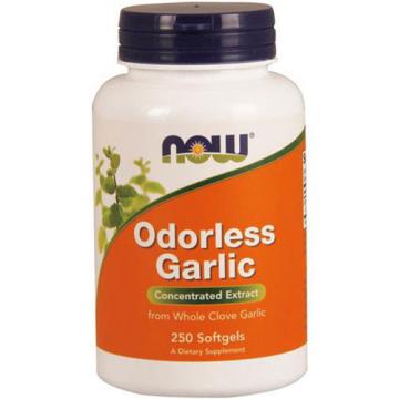 Odorless Garlic Original 250 Sgels by Now Foods