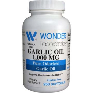 GARLIC OIL #0624 - 250 Softgels