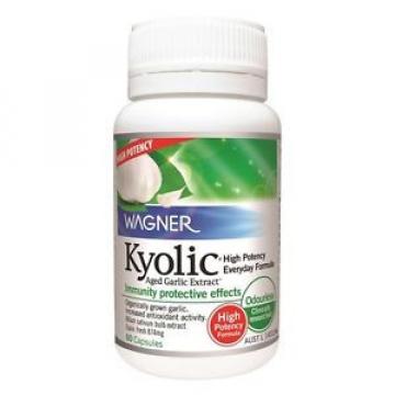 DJP NEW Wagner Kyolic High Potency Formula 60 Capsules | Aged Garlic