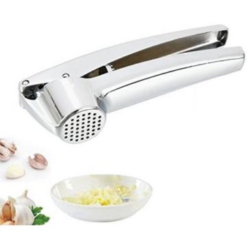 Garlic Press,Smaier Stainless Steel Garlic Press, Crusher, Mincer - Heavy Large