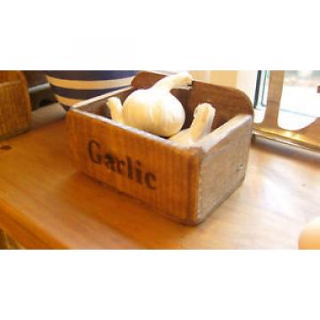 (NEW) FARMHOUSE GARLIC TUB  (pot) (basket)