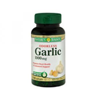 Natures Bounty Odorless Garlic 100 caps 1000 mg