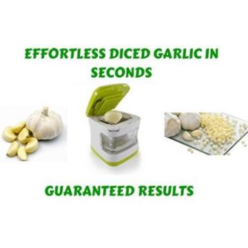 Crusher / Garlic Chopper / Garlic Dicer Effortless Diced Garlic In Seconds NEW!