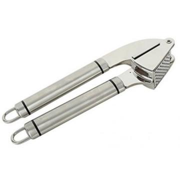 HeyLR Stainless Steel 18/8 Garlic Press Oval Handle Crush Garlic Cloves And