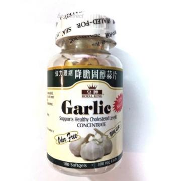 2x 100 gels Odorless Garlic Cholesterol Health 300mg Antioxidant Pill Royal King