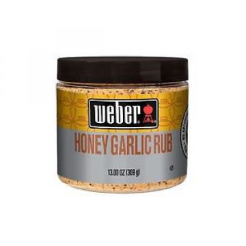 Weber Honey Garlic Rub 2/13 oz  Containers Total 26 Ounces