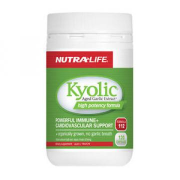 NEW Nutralife Kyolic Aged Garlic Extract High Potency Formula 120 Capsules