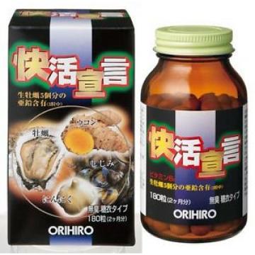 ORIHIRO KAIKATSU SENGEN garlic oyster turmeric clam 180 tablets 60 days