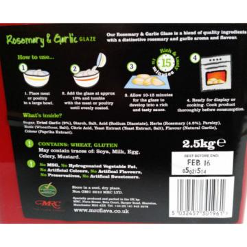 Rosemary &amp; Garlic - MRC/Flava-it 2.5kg Meat or Veg Glaze/Sauce/Marinade/Coating