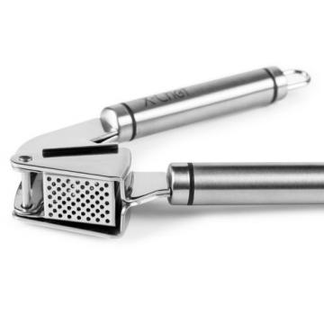 Stainless Steel Garlic Press X-Chef Premium Peeling Press Mince &amp; Roller Best...