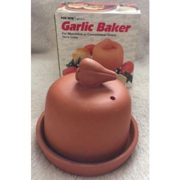 New Terra Cotta  Garlic /Onion, Roaster/ Baker - Fox Run Craftsmen