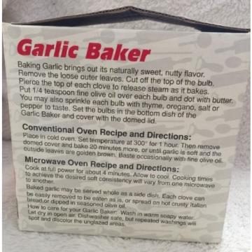 New Terra Cotta  Garlic /Onion, Roaster/ Baker - Fox Run Craftsmen