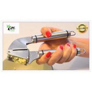 Oak Kitchen Durable Garlic Press tool and Peeler set Stainless Steel Crusher