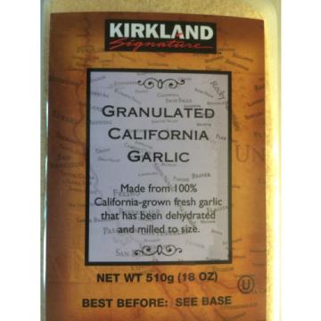 Kirkland Signature Granulated California Garlic 510g Product of USA