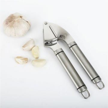 HeyLR Stainless Steel 18/8 Garlic Press Round Handle Crush Garlic Cloves and ...