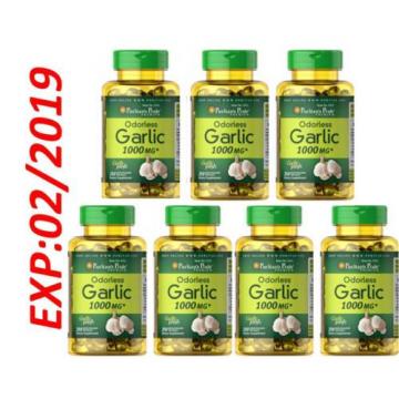 Wholesale Odorless Garlic 1000mg 7X250 gels Cholesterol Health Pills Antioxidant