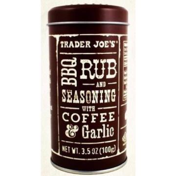 Trader Joe&#039;s BBQ Rub Steak Meat Seasoning Coffee Garlic Spice NEW Sealed 4-PACK