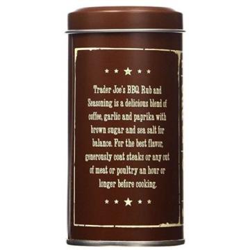 Trader Joe&#039;s BBQ Rub Steak Meat Seasoning Coffee Garlic Spice NEW Sealed 4-PACK