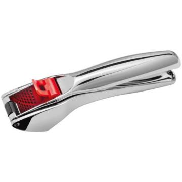 Stellar Metal Garlic Press Crusher &amp; Scoop -No Need to Peel Cloves