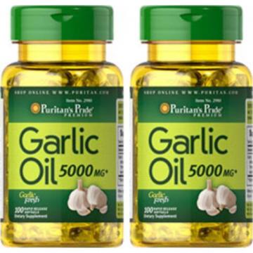 Wholesale Garlic Oil 5000MG 12X100=1200 Caps Cholesterol Health Fresh Pills 2019