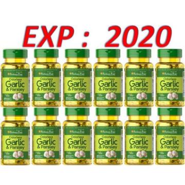 Wholesale Odorless Garlic and Parsley 18X100 Cholesterol Health Pill antioxidant