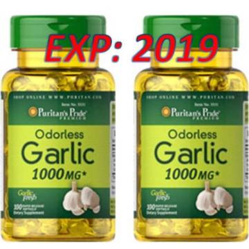 Wholesale Odorless Garlic 1000mg 12X100 gel Cholesterol Antioxidant Health Pills