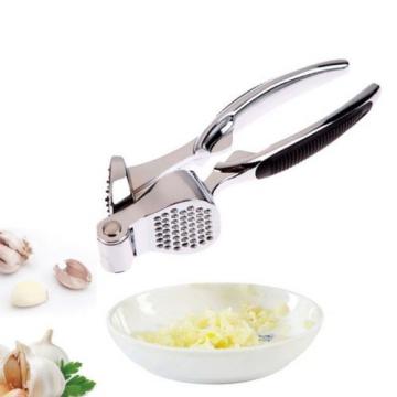 STAINLESS STEEL QUALITY GARLIC CRUSHER PRESS PRESSER WITH NUT CRACKER KITCHEN