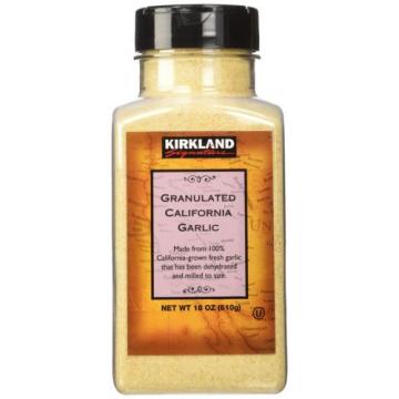 Kirkland Signature Granulated California Garlic 18 Ounce