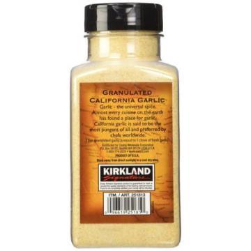 Kirkland Signature Granulated California Garlic 18 Ounce