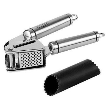 X-Chef Garlic Press, X Chef Garlic Mincer and Peeler Set Silicone Tube Roller