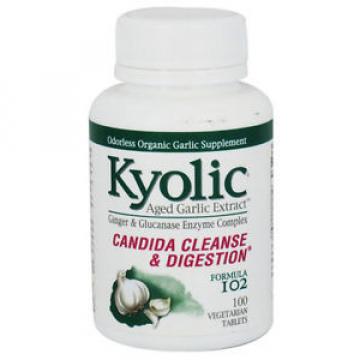 Kyolic Aged Garlic Extract plus Enzyme Formula 102 - 100 Tablets