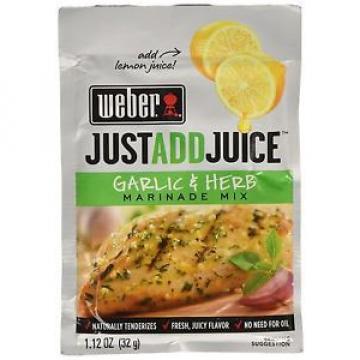 Weber Just Add Juice Garlic and Herb Marinade Mix 6 Packets