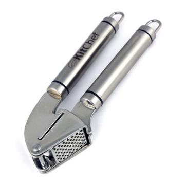 KitChef Premium Garlic Press includes a Garlic Peeler Plus a Cleaning Brush