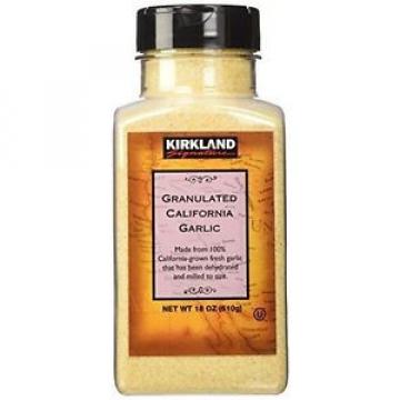 Kirkland Signature Granulated California Garlic, 18 Ounce (Pack of 4)