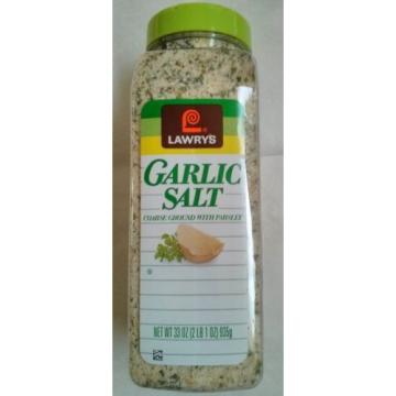 Lawrys 33 oz Garlic Salt Course ground with Parsley,Spices for Cooking Seasoning