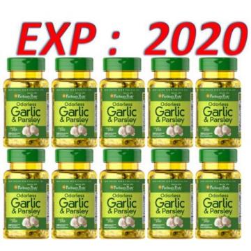 4 Odorless Garlic and Parsley/ 3 Odorless Garlic 1000mg Antioxidant 700 Softgels