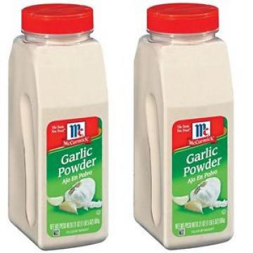 2pk McCormick Garlic Powder 21oz each bottle (Total of 42oz) Always Fresh Stock