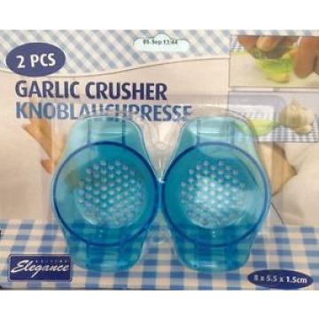 2PCS Hand Squeeze Garlic Press Presser Crusher Juicer Kitchen Cooking Tools