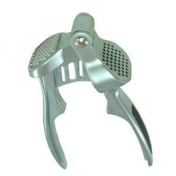 Kitchenmate Garlic Press - Self - Cleaning Dishwasher Safe Durable Zinc Silver