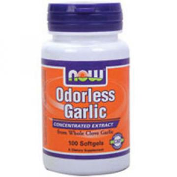 Odorless Garlic Original 100 Sgels 50 mg by Now Foods