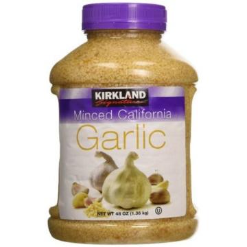 Kirkland Signature Minced California Garlic 1.36Kg (48 OZ) Made in USA