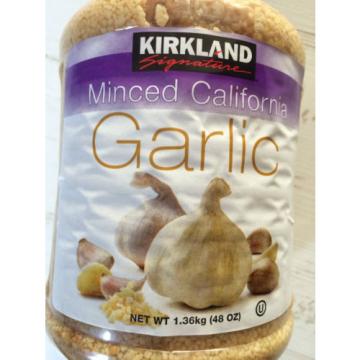 Kirkland Signature Minced California Garlic 1.36Kg (48 OZ) Made in USA