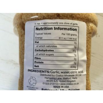 Kirkland Signature Minced California Garlic 1.36Kg (48 OZ) Made in USA