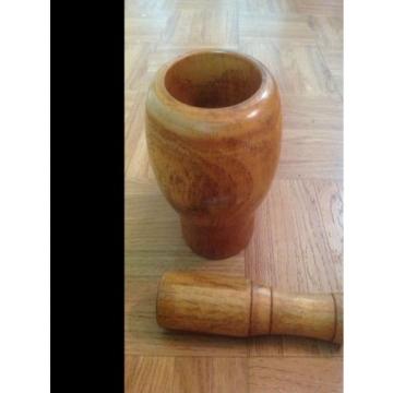 BAMBOO MIXING BOWL FOR  GARLIC SPICE CRUSHER SET