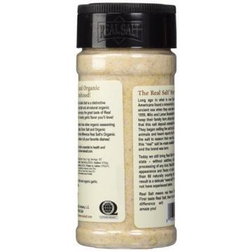 New 2 Pack Redmond Trading Organic Garlic Salt, 8.25 Oz (16.5 oz)