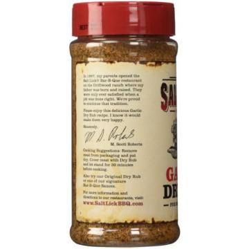 The Salt Lick BBQ Garlic Dry Rub 12 Oz (Pack of 3)