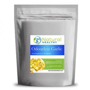 ODOURLESS GARLIC SOFTGEL CAPSULES - ONE CAPSULE DAILY 1 MONTH SUPPLY