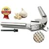 New and Improved EcoJeannie GP0001 Professional Garlic Press (with Hanging Hook,